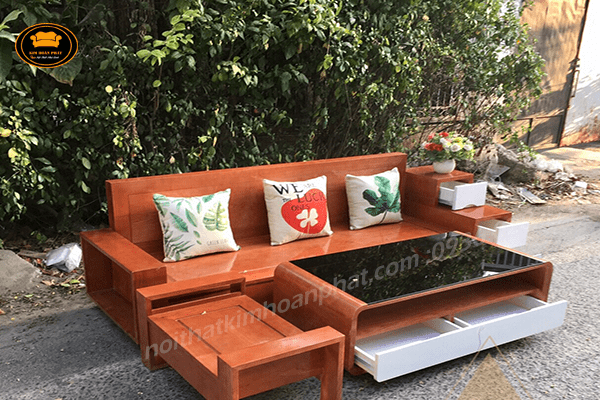 sofa gỗ tự nhiên giá rẻ