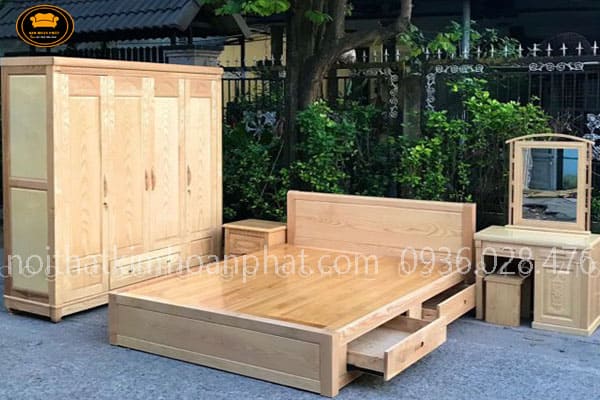 combo phòng ngủ gỗ công nghiệp giá rẻ