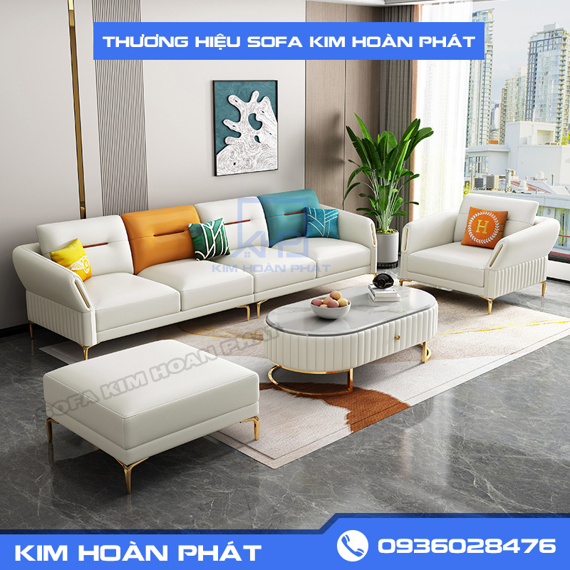 Ghế sofa Da Nhập Khẩu Hàn Quốc KHP12